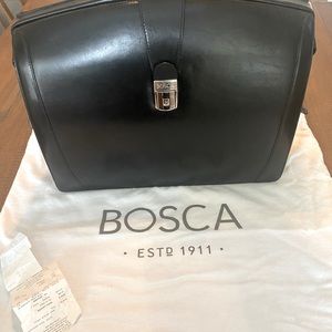 BOSCA leather briefcase. Used once